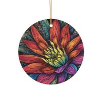 Ttkjshmgc Butterfly -Print Round Aluminum Pendants Bulk Custom Christmas Aluminum Ornaments For Diy Multi-Size Decorative Tags For Events Crafting. 10cm