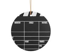 Ttkjshmgc Classic Movie Clapboard Black -Print Round Aluminum Pendants Bulk Custom Christmas Aluminum Ornaments For Diy Multi-Size Decorative Tags For Events Crafting. 10cm