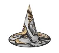 Ttkjshmgc Cool Steampunk Gears -Print Festival Crown - Compact Costume Headpiece For Halloween & Larp, Adjustable Gothic Tiara With Machine Washable Fabric