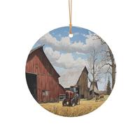 Ttkjshmgc Deer Hunting -Print Round Aluminum Pendants Bulk Custom Christmas Aluminum Ornaments For Diy Multi-Size Decorative Tags For Events Crafting. 8cm