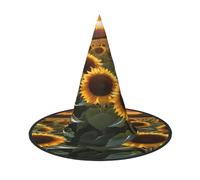 Ttkjshmgc Farm Sunflowers -Print Festival Crown - Compact Costume Headpiece For Halloween & Larp, Adjustable Gothic Tiara With Machine Washable Fabric