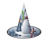 Ttkjshmgc Hardworking snowman -Print Festival Crown - Compact Costume Headpiece For Halloween & Larp, Adjustable Gothic Tiara With Machine Washable Fabric