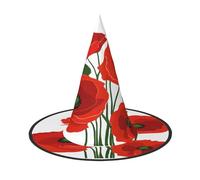 Ttkjshmgc poppy flowers -Print Festival Crown - Compact Costume Headpiece For Halloween & Larp, Adjustable Gothic Tiara With Machine Washable Fabric