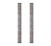 Ttkjshmgc Refrigerator Door Handle Cover Neoprene Black One Size Art Deco 40 x 14 cm Rubber 2 Pack