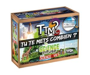 TTMC Tu Te Mets Comman? - TTMC Science Infuse - Science & Life - General Culture Board Game - Funny and Friendly Atmosphere Game - Evening With Friends, Family, 2 to 16 Players - From 14 Years Old