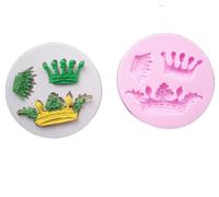 TTOA- 3 Cavity Crown Silicone Fondant Mould | Sugar Craft Mould | Icing Mould | Cake Decoration