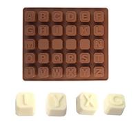TTOA - 30 Cavity Alphabet Silicone Chocolate Mould | Cake Decorating Mould | Resin Mould
