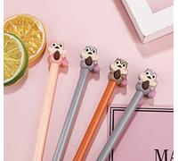 TTOA - 4 Pcs Squirrel Novelty Fine Point Pen | Kawaii Pen Set | Party Bag Fillers | Stocking Filler Ideas | Birthday Gift | Cute Pen Black Ink