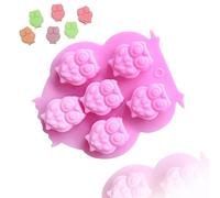 TTOA - 6 Cavity Owl Chocolate Mould | Silicone Fondant Mould | Ice Cube Mould | Jelly Wax Melt Mold | Cake Decoration