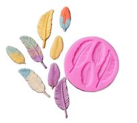 TTOA - Feather Silicone Fondant DIY Mould | Sugar Craft Mould | Icing Mould | Cake Decoration
