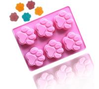 TTOA - Paw Silicone Chocolate Mould 6 Cavity Ice Cube Wax Melt Mold