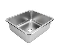 TTOCAR RV Sink, 304 Stainless Steel Versatile Large Capacity Rectangular Kitchen Wash Sink, Caravan Kitchen Wash Sink for Caravan Motorhome Boat Camper Yacht (Brushed Polished Silver)