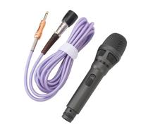TTOCAR Wired Microphone, Metal Handheld Cardioid Pick Up Dynamic Vocal Mic Wired Karaoke Mic for Speakers Mixer Machine Karaoke Singing Speech Wedding Outdoor Activities