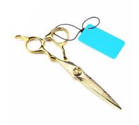 TTOOGO Professional Hairdressing Scissors Set 6.0 Inch - Japanese 440C Steel Barber Shears with Damascus Pattern, Includes Cutting and Thinning Scissors for Salon Stylists, Ergonomic Design,A