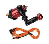 TTOOGO Rotary Tattoo Machine - RC Interface Tattoo Gun with Hollow Cup Motor, Adjustable 5-8V, 12000RPM Speed for Lining and Shading,Red