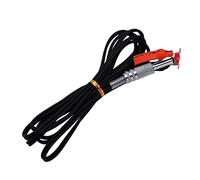 TTOOGO Tattoo Machine Cord - Silicone Tattoo Hook Line Tattoo Tattoo Motor Coil Machine Accessories Cable Power Supply for Tattoo Machine Gun Power Cable Clip Cord Tattoo Kits,Black