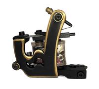 TTOOGO Traditional Coil Tattoo Machine for Liner and Shader Work, Pure Copper Coil Tattoo Equipment for Beginner Practice Use,2