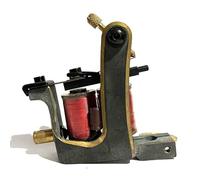 TTOOGO Traditional Coil Tattoo Machine for Liner and Shader Work, Pure Copper Coil Tattoo Equipment for Beginner Practice Use,16