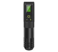 TTOOGO Wireless Rotary Tattoo Pen with 2000mAh Battery - Professional Rotary Tattoo Machine with LED Display, 3.5mm Stroke, and Adjustable Voltage for Lining and Shading,Black,1 battery