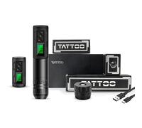 TTOOGO Wireless Rotary Tattoo Pen with Coreless Motor - Professional Rotary Tattoo Machine with 2000mAh Battery, LED Display,black
