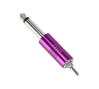 TTOOGO Wireless Tattoo Foot Pedal Switch - Mini Aluminum Alloy Tattoo Machine Control Switch, Compatible with 6.35mm RC Power Supply, Hands-Free Operation for Tattoo Artists,Purple