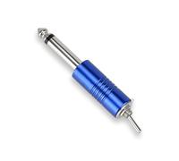 TTOOGO Wireless Tattoo Foot Pedal Switch - Mini Aluminum Alloy Tattoo Machine Control Switch, Compatible with 6.35mm RC Power Supply, Hands-Free Operation for Tattoo Artists,Blue