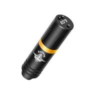 TTOOGO Wireless Tattoo Pen - Adjustable Voltage Rotary Tattoo Machine with Japan Motor, LCD Display, 10500 RPM, 4mm Stroke Length, Rechargeable, Quiet Operation for Professional Artists,Gold
