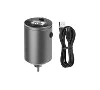 TTOOGO Wireless Tattoo Pen Battery Power Supply with LCD Timer - 1300mAh USB-C Rechargeable RCA Battery Pack, 4V-12V Adjustable, Digital Display, Fits Rotary Tattoo Pens,Gray