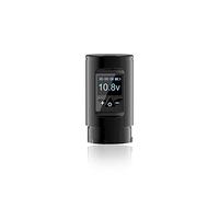 TTOOGO Wireless Tattoo Pen with OLED Display - Adjustable Voltage Rotary Tattoo Machine, 12V 12000 RPM Motor, 1700mAh Battery, 8 Hours Working for Professional Artists,Black,Battery