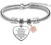 TTOVEN Granddaughter Gifts from Granny Granddaughter Bracelet Granddaughter Christmas Gifts