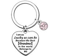 TTOVEN Grandma Gifts Grandma Birthday Gifts Great Grandma Gifts Mother's Day Christmas Presents Grandma Keyring