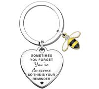 TTOVEN Leaving Gifts for Colleagues Women Men Inspirational Gifts for Women Sometimes You Forget You are Awesome Gift Inspirational Keyring for Women