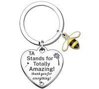 TTOVEN Teaching Assistant Gifts TA Gifts Thank You Teaching Assistant Keyring