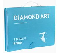 TTPOLONG A3 Diamond Painting Storage Book, Diamond Art Portfolio Folder 30 Pags Clear Pockets Plastic Sleeves（16.8X12.5 Inch)