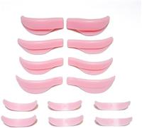TTPSRY 7 Pairs Silicon Curlers Shields Pads Lash Lift Kit Reusable Silicone Curler Pad Lash Lift Tool for Different Length Eyelashes Semi-Permanent Curling Professional Salon DIY Use(Pink)