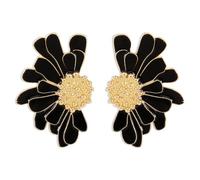TTPSRY Bohemian Vintage Flower Petal Earrings with Tassel Dangle Design - Statement Jewelry for Women