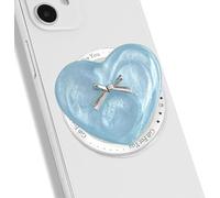 TTPSRY Magnetic Phone Grip Stand Airbag Holders Cute Bow Solid Colour Heart Support Accessories for Suitable for Girls Smartphones Gifts(Blue)