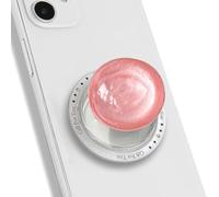 TTPSRY Magnetic Phone Grip Stand Glitter Stylish Crystal Ball Retractable Airbag Cushion Holder Removable With Magnetic Ring Suitable for Girls Smartphones Decor Gifts(Red)