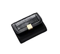 TTPSRY Small Women's Wallet Leather Wallet Zipper Coin Purse with Credit Card Holder Cash, RFID Blocking Short Money Bag Women (Black)
