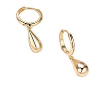 TTPSRY Teardrop Dangle Huggie Earrings Small Hoop Drop Earrings Minimalist Jewelry Elegant Accessories Daily Wear Statement Pieces Women Teens