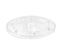 TTQiAnJ 1 Pcs 15cm Acrylic Lazy Susan Turntable,360°Rotating Swivel Turntable Transparent,Round Clear Lazy Susan Turntable with Steel Ball Bearings for Spice Rack Cake Decorating