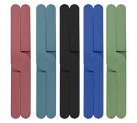 TTQiAnJ 5 Pcs Folding Silicone Trivet,X shaped Folding Pot Stand,Non Slip Heat Resistant Trivets Pan Protectors for Kitchen Hot Pans,Cup,Dishes,5 Colors