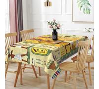 TTQYFNM 52x70inches Ancient Egyptian Mural Painting Tablecloth Mythology Pharaoh Hieroglyphic Royal Temple Murals History Culture Table Cloth Fabric Rectangle Table Cover for Dining Room Kitchen