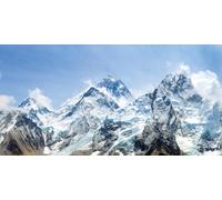 TTQYFNM 8x4ft Winter Snowy Mountain Backdrop Blue Sky Snow-Covered Alpine Snow High Hill Peak Ski Nature Landscape Photography Background for Outdoor Adventure Holiday Travel Photo Studio Props