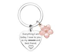 Ttrmieoy Mother Gifts from Daughter Son To My Mum Keyring for Mothers Day Gifts for Mummy Mama Mother Mum Christmas Birthday Thanksgiving Present Flower Jewelry Gift