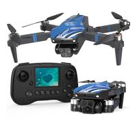 TTROARDS TT19LCD Drone with 4K Camera, FPV Drone with 2.8-inch LCD Screen, Brushless Motor Professional, 270° Obstacle Avoidance, Optical Flow Positioning, Mini Drone for Adult Beginners Under 249g