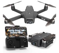TTROARDS TT36 GPS Drone with Camera 4K for Adults 5G WiFi Real-time Transmission GPS Intelligent Return Follow Me Circle Fly RC Quadcopter Brushless Motors Drones for Beginners