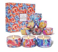 TTRWIN 9 Pack Scented Candles Gift Set, Natural Soy Wax Candle, Aromatherapy Candles for Bathroom Yoga to Relieve Stress, Home Scented Gift for Christmas, Birthday, Mother's Day(XYLZ02-9)