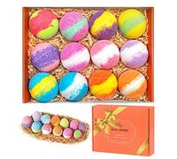 TTRWIN Bath Bombs, 12 Organic & Natural Handcrafted Bubble Bath Gift Set
