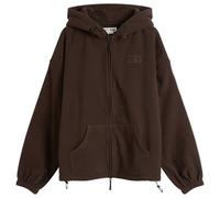 TTT MSW Men's Polartec Logo Fleece Hooded Jacket Brown